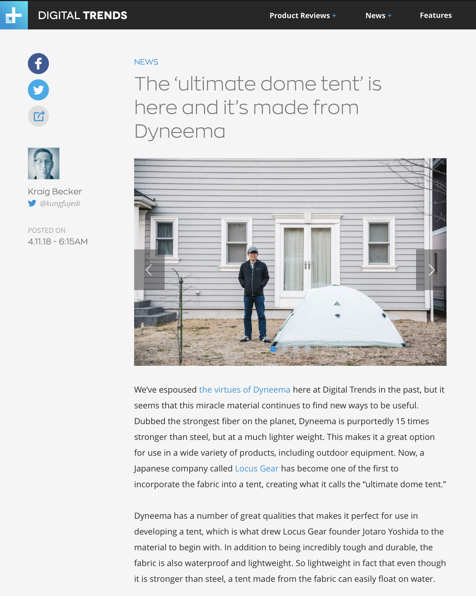 Digital Trends | The ultimate dome tent